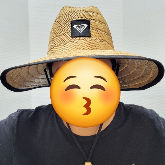 Roxy Tomboy Sun Hat with Black Trim  SZ S/M - Picture 11 of 11